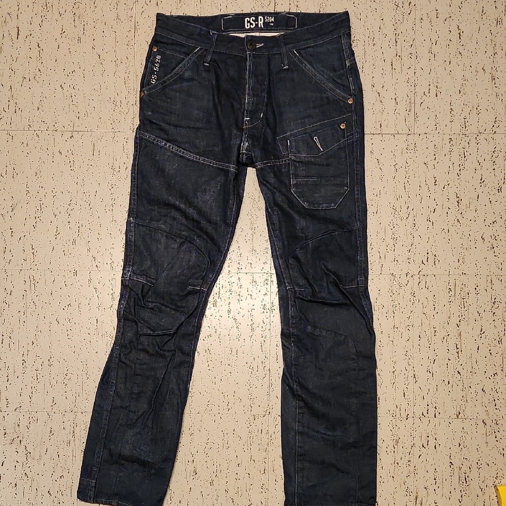 G-Star Raw Skiff 5620 3D Tapered Fit Dark Blue Big Pocket Jeans